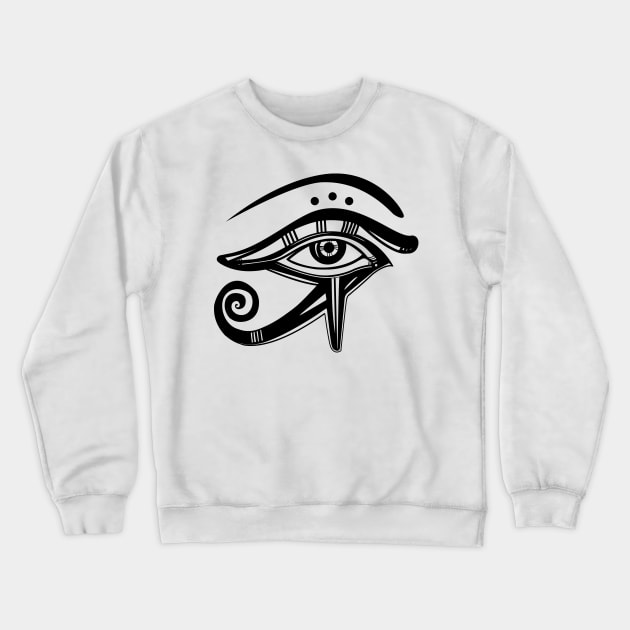 The Eye of Horus Crewneck Sweatshirt by DISOBEY